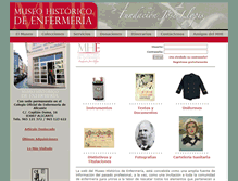 Tablet Screenshot of museohistoricodeenfermeria.org